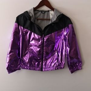 Athletic Works Girl's Jacket Purple & Gray M (7/8)
